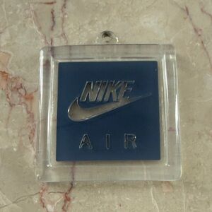Nike Air Blue and Clear Keychain